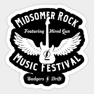 Midsomer Rock Music Festival (Midsomer Murders) Sticker